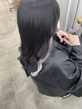 カラット 堺東(CARAT) イヤリングエクステ/デザインカラー/ホワイトラベンダー