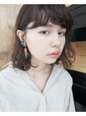 奥行きのあるワイドボブ