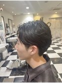 #センターパート#ニュアンスパーマ