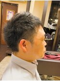 メンズくせ毛活かしショート