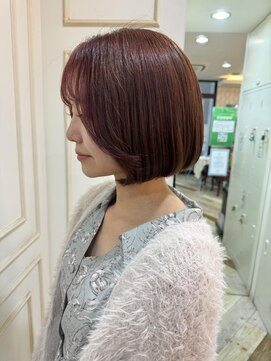 クロップ エス 湘南辻堂(crop es) cropes辻堂谷川　ボブ×顔まわりレイヤー