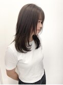 小顔レイヤーカット/ミディアムレイヤー/レイヤーロング