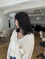 ラナンバイシダ(ranan by sida)&nbsp;ダークブルージュ10代20代レイヤーカット暗髪/暗めカラー