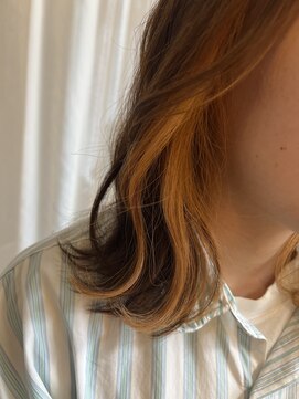 フィゼル 福島店(fizelle) イヤリングカラー×オレンジ