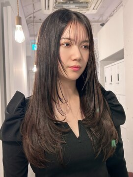 アルジャーノンシロ(ALGERNON shiro) レイヤーカット/顔まわりレイヤー/ワンホンヘア