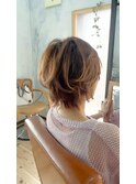 『NUDE COLOR』ひし形ボブ