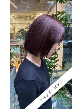 ガーデン フロム イッツ(GARDEN from IT's) ラベンダーピンク 暖色カラー ブリーチカラー 近鉄八尾 八尾