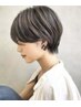 【カラー】うるツヤカラー+プレミアムトリートメント+カット￥19,250