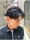 艶センターパートニュアンスパーマスペインカール韓国マッシュ