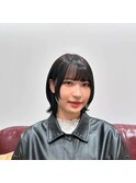 髪質改善透明感カラーミニウルフレイヤーボブ10代20代30代