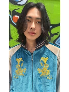 ソレイユトウキョウシブヤ(SOLEIL TOKYO shibuya) メンズ　ボブ　ニュアンスパーマ