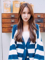 ポイントファイブバイソレイユ 豊橋駅前大通店(.5 by SOLEIL)&nbsp;ロング前髪なしレイヤーカットロングレイヤーブリーチなし