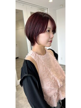 カシェ キョウマチ(cashe’e) 松阪/20代/30代/ショートヘア/ブリーチなしカラー