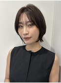 大人ショートボブ/20代30代40代/岡野亘希