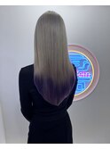 パープルエンドカラーブロンド