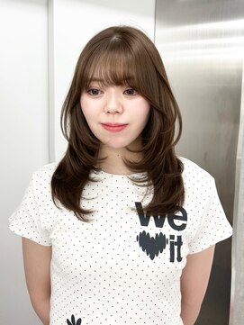 エヌアイ オモテサンドウ(ni omotesando) ミディアムレイヤー/マロンベージュ