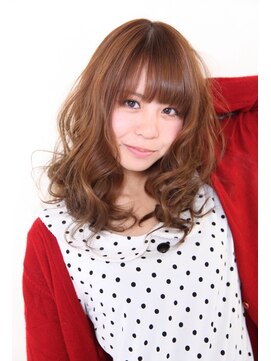 セットアップ 倉敷中庄店(SET-UP) ゆるふわカールミディアムデザインカラー