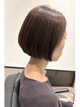 髪質改善カラー＋艶感ボブ