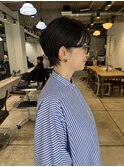シンプルショートヘア