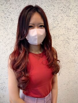 DAMANI 表参道 髪質改善/ヘッドスパ/ハイライト/白髪染め/白髪ぼかし/縮毛矯正 似合わせカット/ミディアムレイヤーカット[表参道駅]