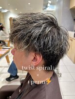 アース 武蔵境店(HAIR & MAKE EARTH) ハイライトを活かすニュアンスツイストスパイラルパーマ