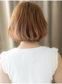 エンドカラーハイライトかきあげAラインボブ318Z上尾20代30代