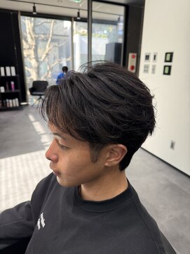 エン(EN) センターパートと相性◎ニュアンスパーマ