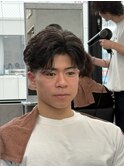 ニュアンスフェザーショートパーマ