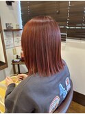【asobi】切りっぱなし×レッドカラー