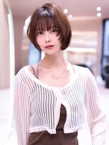 アンスリウム 箕面萱野(Anthurium)&nbsp;ミディアムレイヤー/大人可愛い/髪質改善/シースルーバング