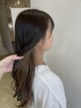 アリュール(ALLURE)&nbsp;オリーブブラウン×ミルクティーベージュのインナーカラー