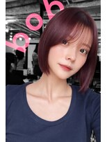 フランチェスカドットボブ(francesca.bob)&nbsp;チェリーレッド×ミニボブ【田野剛大】梅田