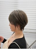 30代40代50代白髪ぼかし丸みショートくびれショート