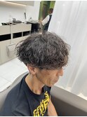 波巻きパーマ