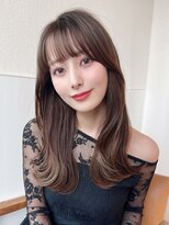 シルクレイ 新宿店(Silk-lei)&nbsp;大人かわいいエアリーミディの小顔くびれ韓国ヘアー20代30