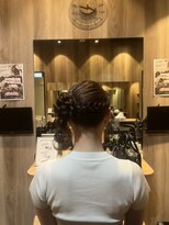 ソルビア ヘアセット(solvia)&nbsp;編み込みサイドアップ