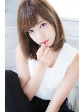 アンジュ ヘアー(Ange hair) アンジュヘアー　大人かわいい　ワンカールスタイル