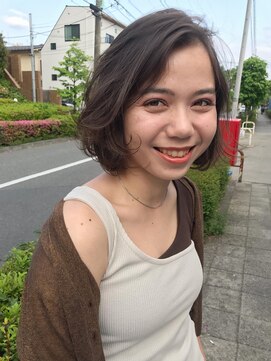 テラバイアフロートシーグラスコテージ (terra by afloat SEAGLASS COTTAGE) 大人ボブ ナチュラルボブ 二子玉川 テラバイアフロート松子