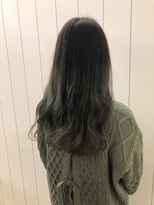 アドラーブル 松崎店(adorable) 20代30代無造作×アッシュカラー☆外国人風くせ毛カールスタイル