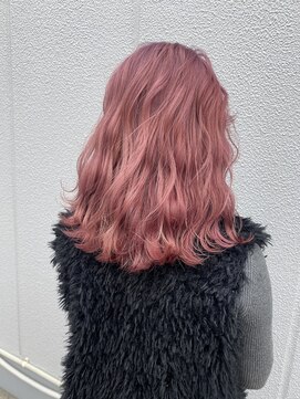 ソワンドゥブレス 瓜破店(soin de brace) 外国人風ハイトーン、桜色カラー