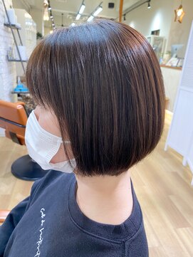 サンク ヘア アンド スパ パルシェ店(CINQ hair&spa) 《CINQ》勝見　ナチュラルショートボブ♪