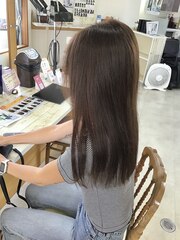 シナモンベージュ/ベージュ/ベージュカラー/髪質改善カラー