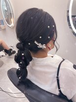 ヘア サロン クラン ソア 心斎橋店(hair salon clan soar) 編みおろし【クランソア】ヘアセット/ヘアメ/心斎橋