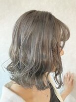 シアン 京都 烏丸店(CYAN)&nbsp;#10代#20代#ブリーチカラー#シルバーベージュ#透け感#外ハネボブ