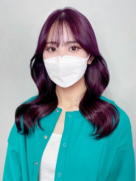 アイティーバイアルバム 松戸店(IT by ALBUM) ディープパープル_大人ガーリーチョコレートプリカール_ba412141