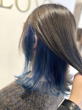 ラビスモア(Lovis moa) 切りっぱなしボブ/ピンクブラウン/エアリーロング/美髪のススメ