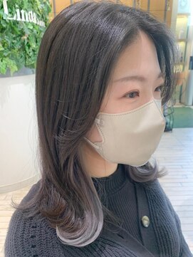 リンダバイネオリーブ 白楽店(Linda by neolive) 韓国ヘア隠せるシルバーインナーカラー【Reina】