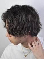 ヒロギンザバーバーショップ 大宮店(HIRO GINZA BARBER SHOP)&nbsp;センターパートツイストスパイラル/大宮/メンズカット/バーバー