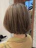 【白髪染め】カット+リタッチカラー(3cm) ¥10848