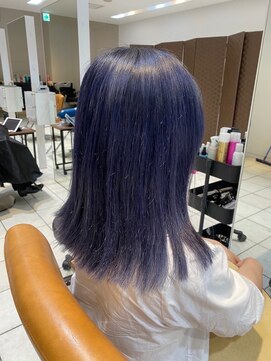 ソワン ドゥ ブレス フラン 東花園店(soin de brace Fran) 一回ブリーチイルミナカラーだからできるラベンダーカラー